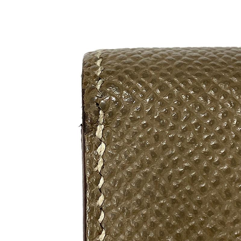 HERMES エルメス ベアン コンパクト エトゥープ Z刻印 2021年  