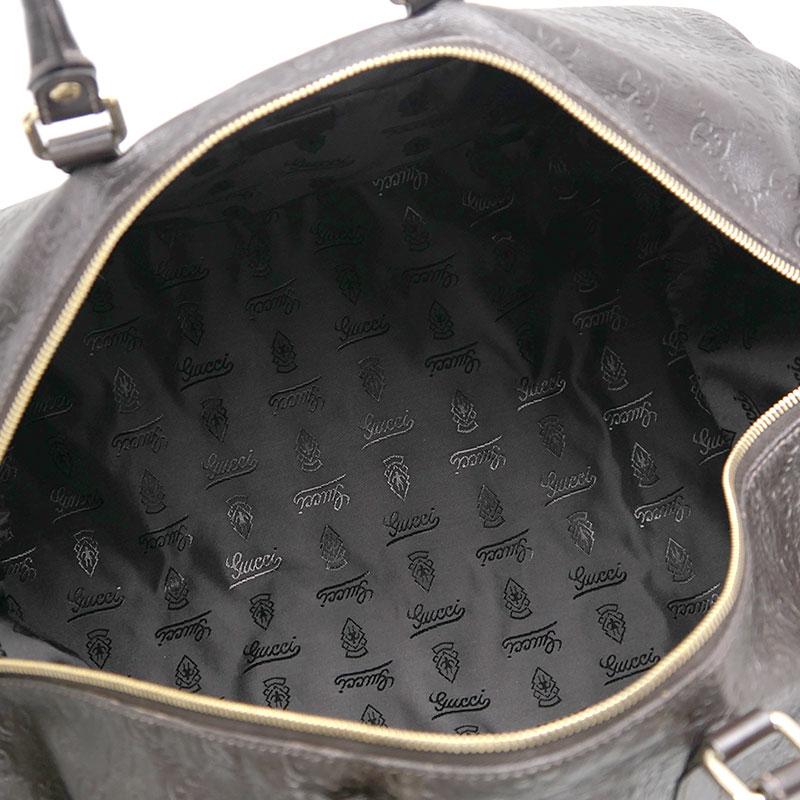 GUCCI（グッチ） ボストンバッグ 206500 グッチシマ ブラウン 旅行 大