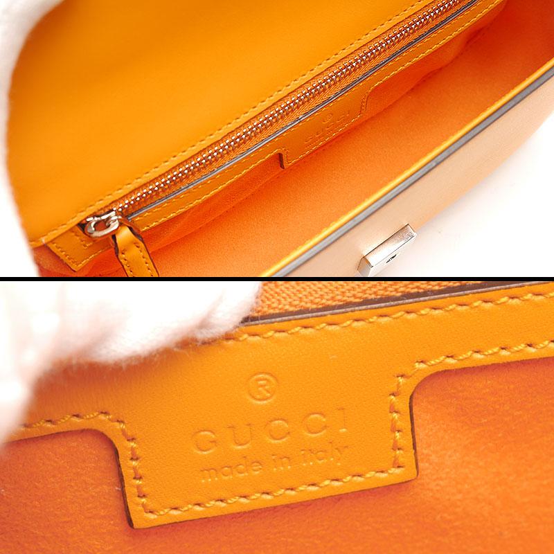 GUCCI（グッチ） プチGG レザー 2WAYハンドバッグ 739722 斜め掛け可