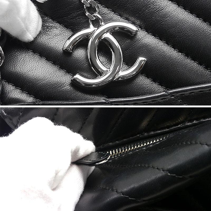 CHANEL（シャネル） CHANEL Vステッチ チェーントート シルバー金具