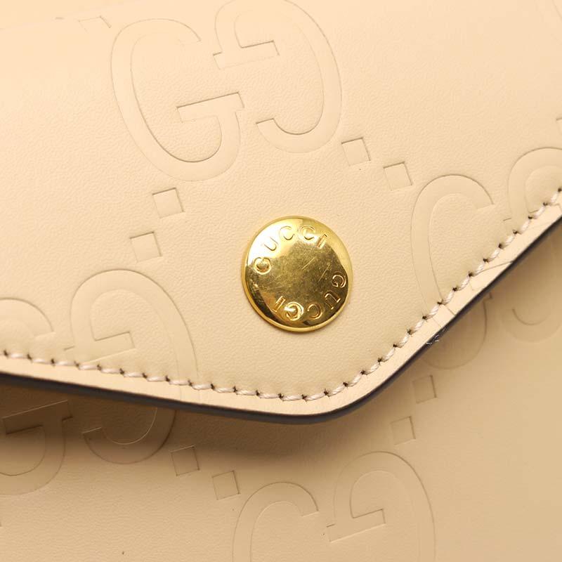 GUCCI（グッチ） GUCCI GGミニショルダーバッグ 781554 ベージュ系