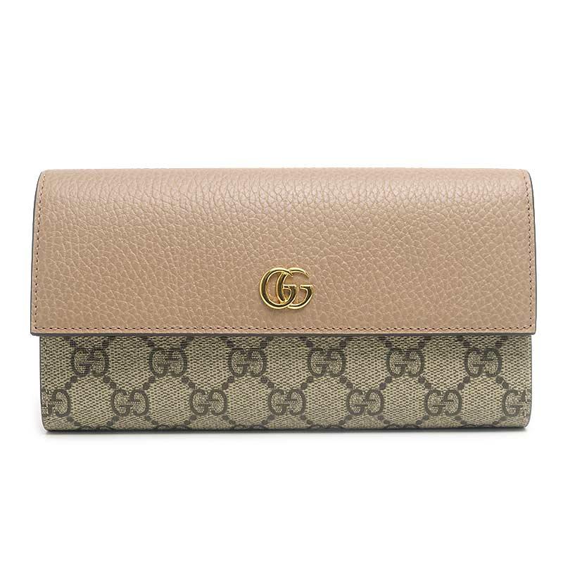 グッチ ダブルG コンチネンタルウォレット 456116 ベージュ系 長財布 GUCCI（グッチ） ダブルG バイカラー コンチネンタルウォレット 456116