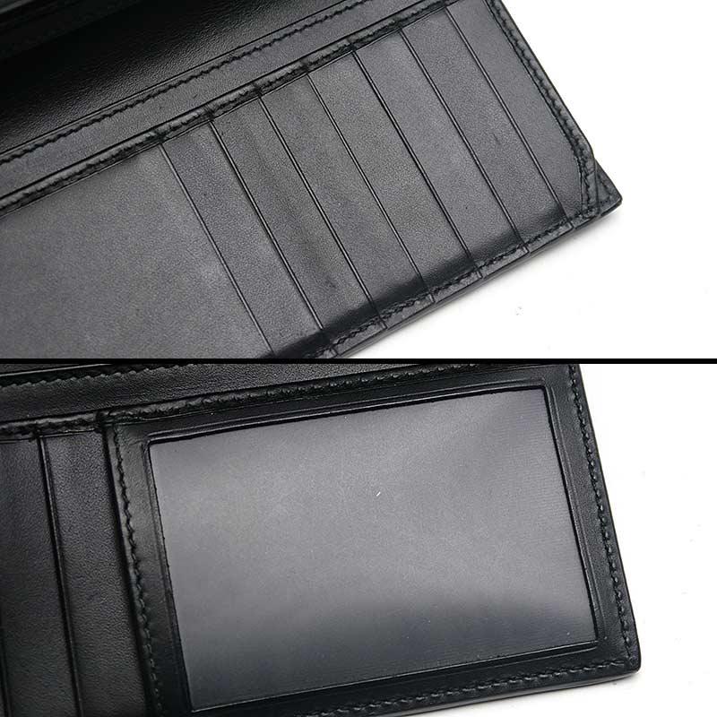 GUCCI（グッチ） GUCCI 2つ折り長札入れ 473920 グッチシマ ブラック