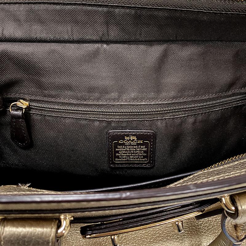 COACH（コーチ） スワッガー27 キャリーオール レザー ゴールド 