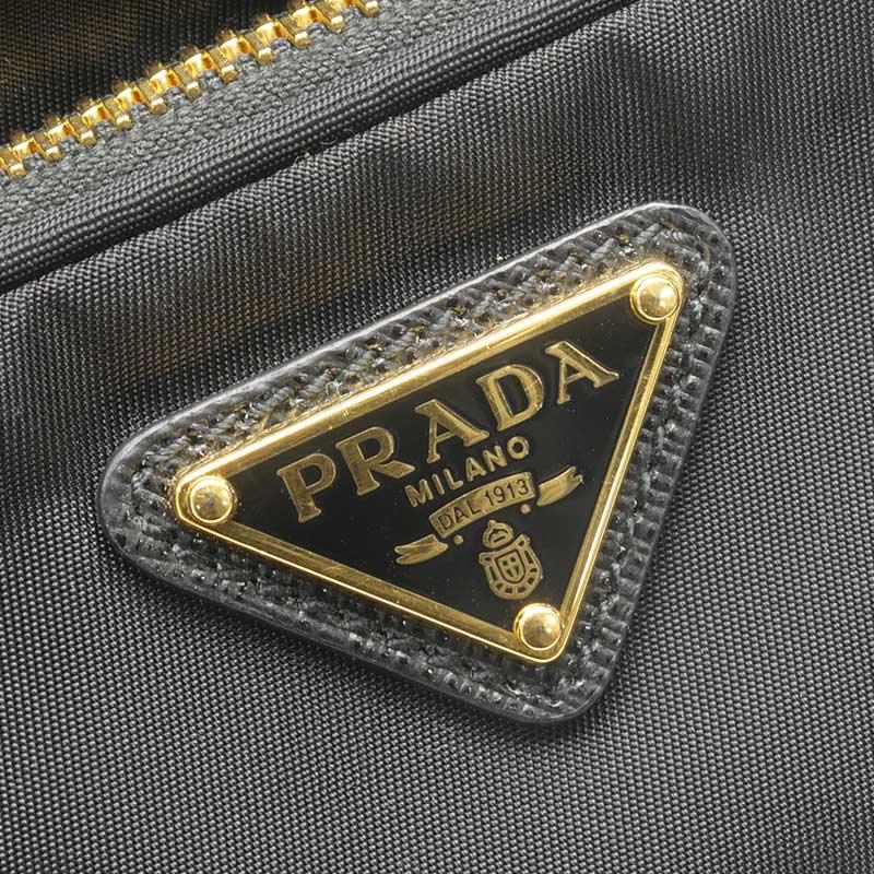 PRADA（プラダ） デュエット Re-Nylon バケットバッグ 1BH038 ブラック