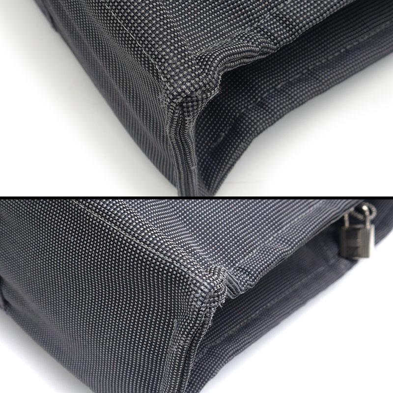 HERMES（エルメス） エールライントートMM キャンバス グレー ※カデナ