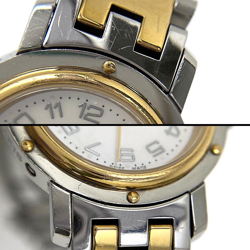 HERMES（エルメス） クリッパー ナクレ CL4.220 SSxGP ホワイトシェル