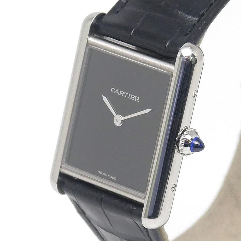 極美品 Cartier カルティエ タンクマストLM WSTA0072 ブラック文字盤 時計 中古 4c051457 楽天市場】極美品 Cartier カルティエ タンクマストLM WSTA0072