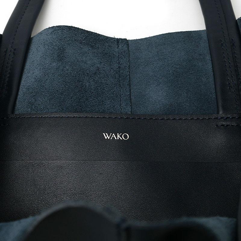 WAKO（ワコー） 和光 WAKO MANACO スモールトートバッグ ネイビー