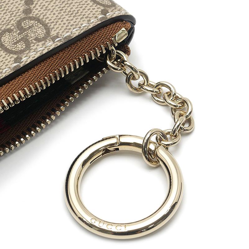 GUCCI（グッチ） GUCCI GGエンブレム キーケース ポーチ GGスプリーム