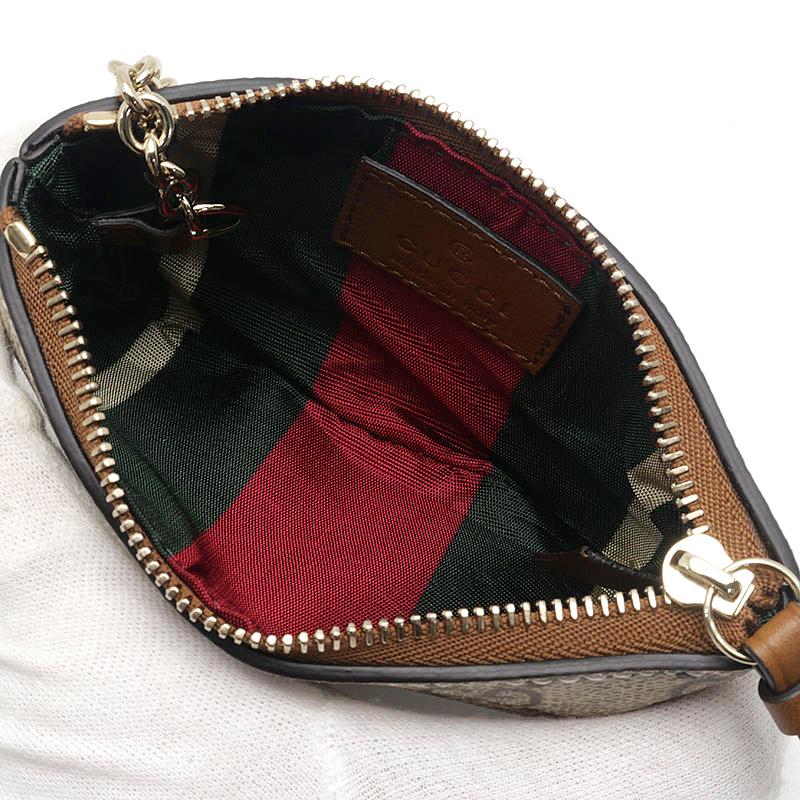 GUCCI（グッチ） GUCCI GGエンブレム キーケース ポーチ GGスプリーム