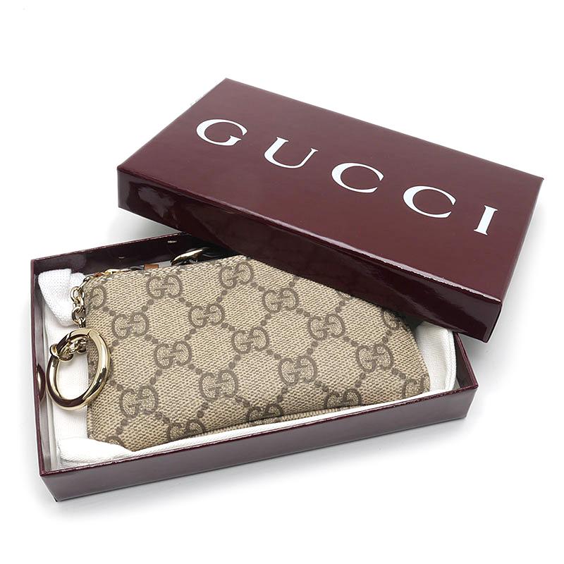 GUCCI（グッチ） GUCCI GGエンブレム キーケース ポーチ GGスプリーム