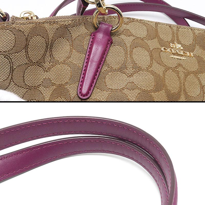 未使用】COACH コーチ ベージュ 2way ショルダーバッグ F36625 【公式