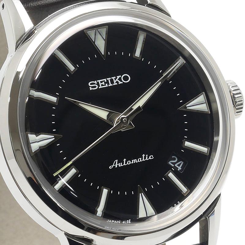 2023年10月正規OH実施 セイコー アルピニスト 黒文字 メンズ自動巻 本物 SEIKO（セイコー） プロスペックス アルピニスト 1959 復刻デザイン
