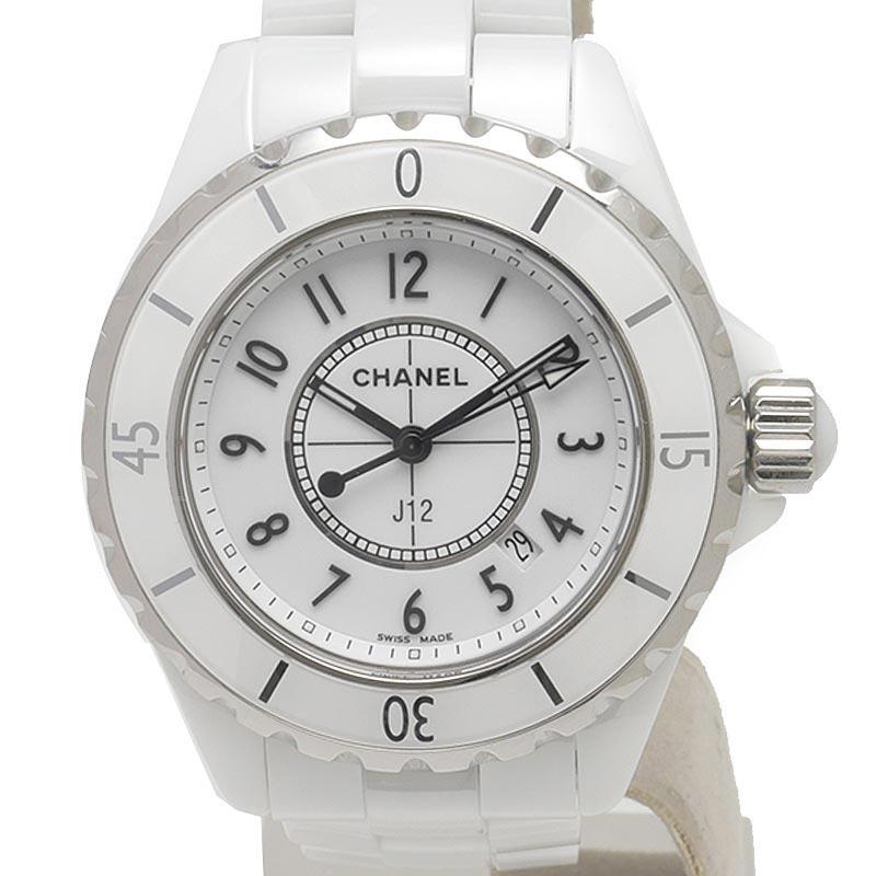 CHANEL 時計　J12 H0968 セラミック　ホワイト CHANEL（シャネル） CHANEL J12 33mm ホワイトセラミック H0968 白文字