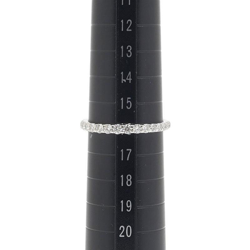 ダイヤモンド ハーフエタニティリング 約16号 Pt900 ダイヤ0.50ct