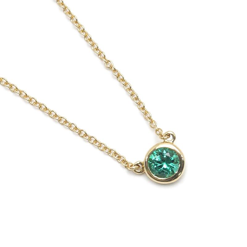 TIFFANY&Co.（ティファニー） バイザヤード エメラルドネックレス 