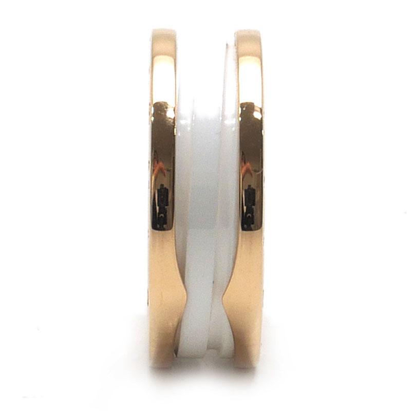 BVLGARI（ブルガリ） ビーゼロワンリング 約20号 #60 750PG ホワイト