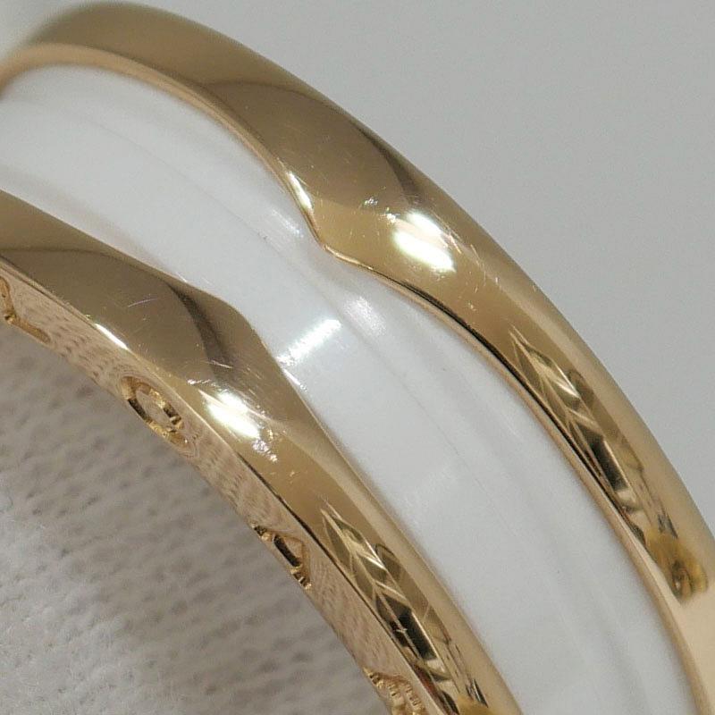 BVLGARI（ブルガリ） ビーゼロワンリング 約20号 #60 750PG ホワイト