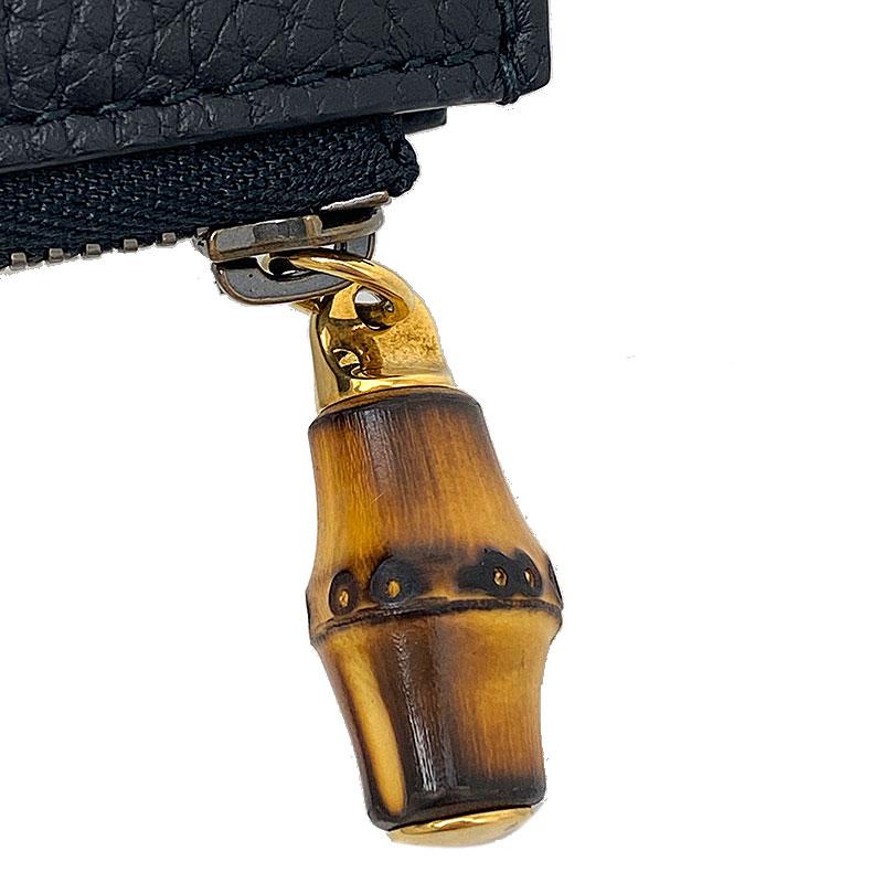 GUCCI（グッチ） バンブー付き ダブルG ミディアム ウォレット 739498