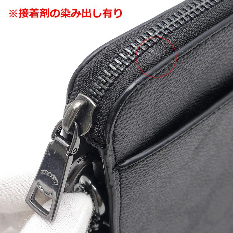 COACH（コーチ） ジップ ポーチ・シグネチャー キャンバス CW168