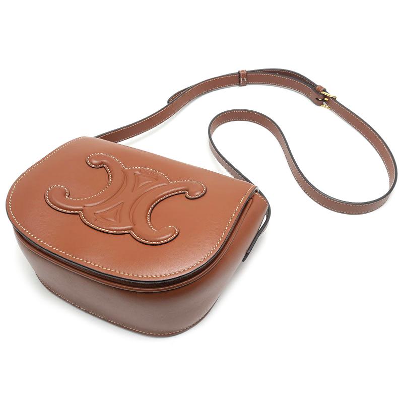 CELINE（セリーヌ） フォルコ FOLCO ショルダーバッグ ブラウン