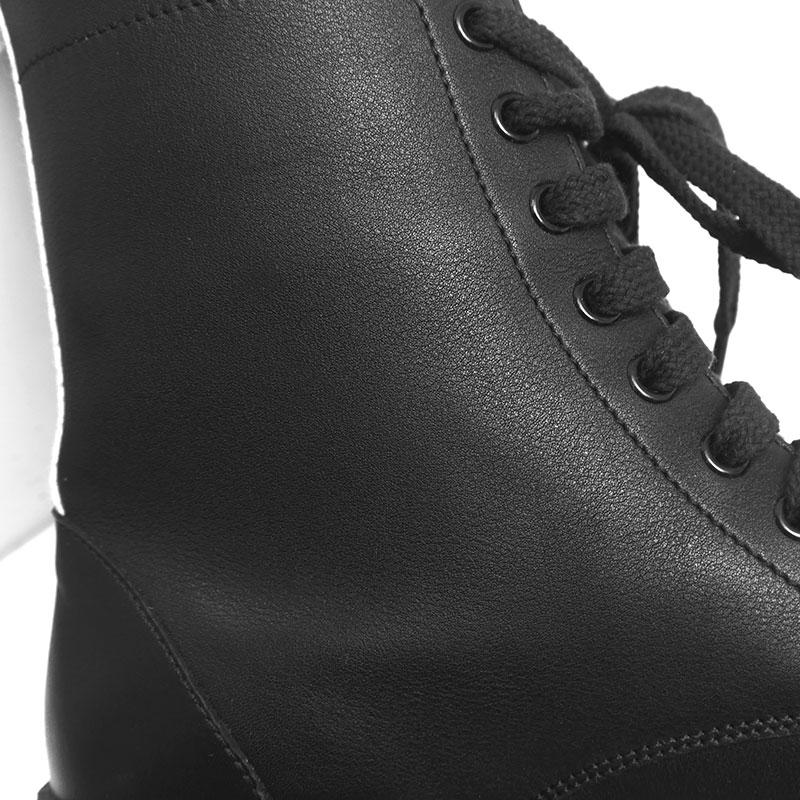 LOEWE（ロエベ） コンバットブーツ サイズ40 約27cm レザー ブラック