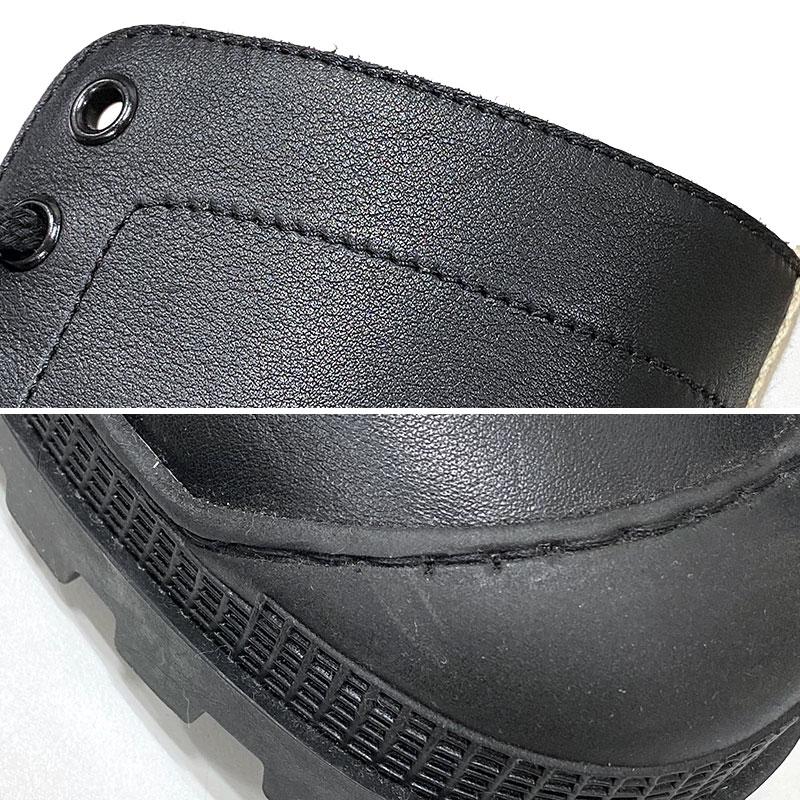 LOEWE（ロエベ） コンバットブーツ サイズ40 約27cm レザー ブラック
