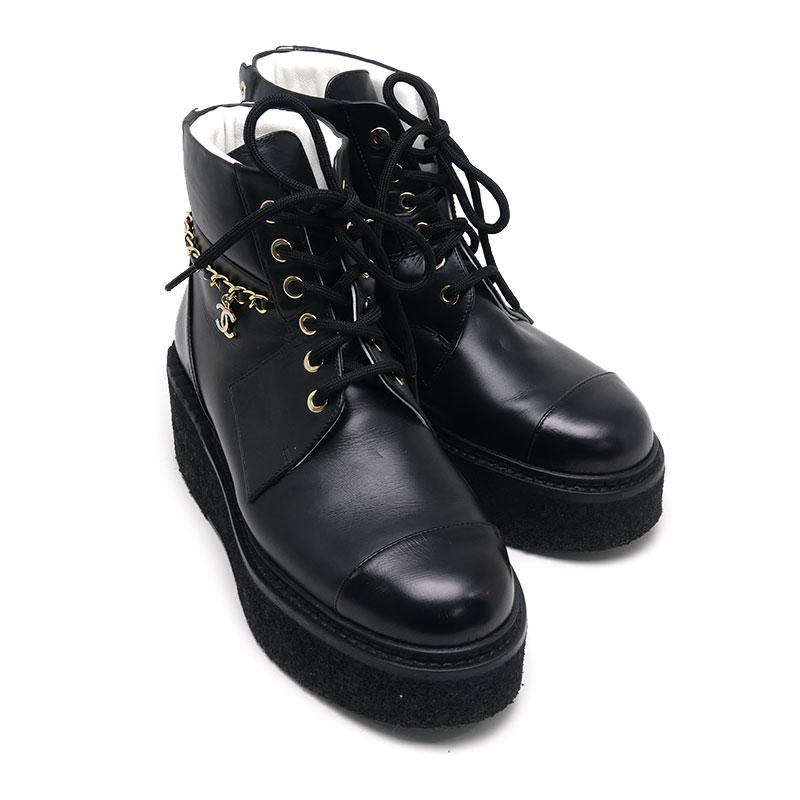 CHANEL（シャネル） ショートブーツ プラットフォーム G39332 サイズ37