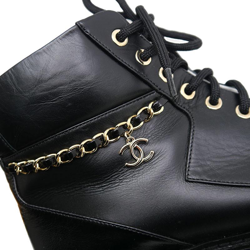 CHANEL（シャネル） ショートブーツ プラットフォーム G39332 サイズ37