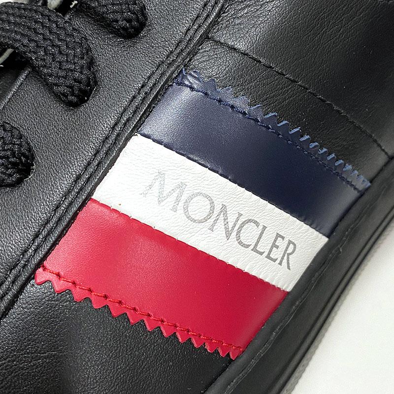 MONCLER（モンクレール） ニューモナコ スニーカー 42 レザー ブラック