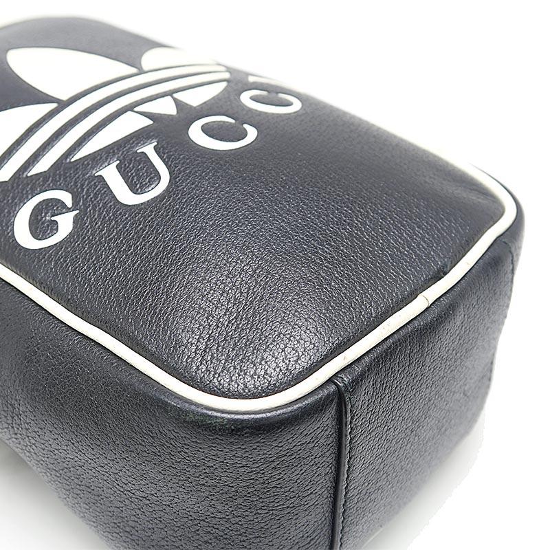 GUCCI（グッチ） GUCCI×adidas コラボ ミニ トップ ハンドルバッグ