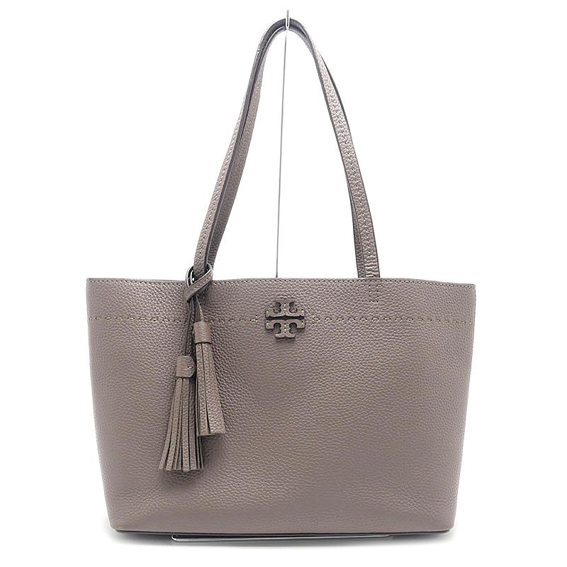トリーバーチ TORY BURCH マックグロートートバッグ シルバーメイプル