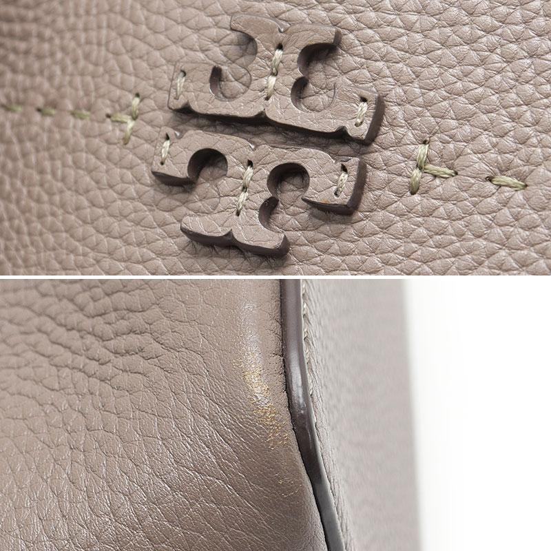 トリーバーチ TORY BURCH マックグロートートバッグ シルバーメイプル