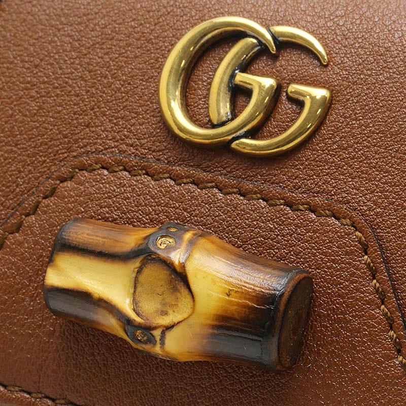 GUCCI（グッチ） ダイアナ バンブー 6連キーケース ブラウン 箱・保存