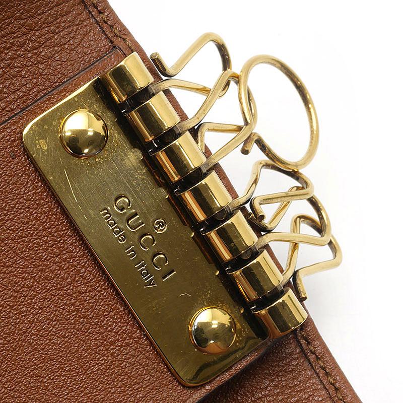 GUCCI（グッチ） ダイアナ バンブー 6連キーケース ブラウン 箱・保存