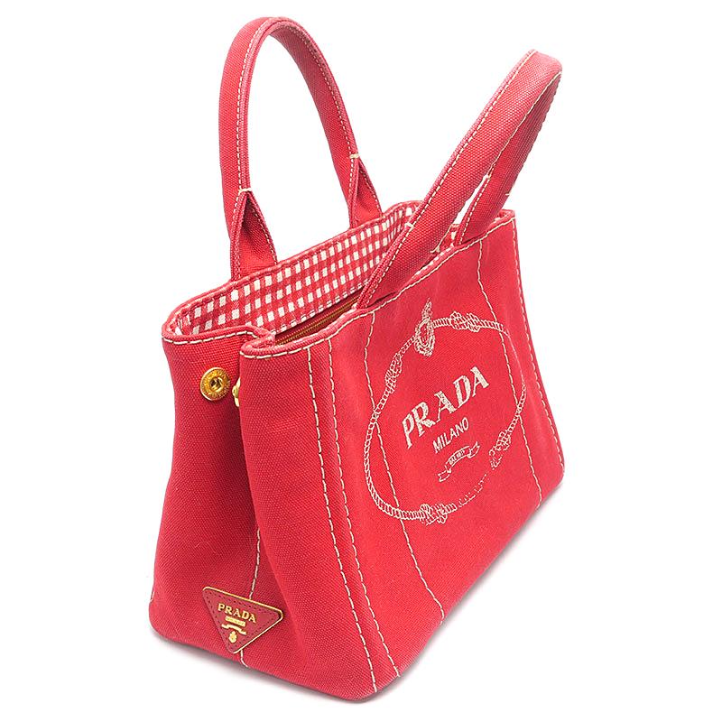 プラダ PRADA トートバッグ BN1877 CANAPA ナイロン ロッソ(レッド