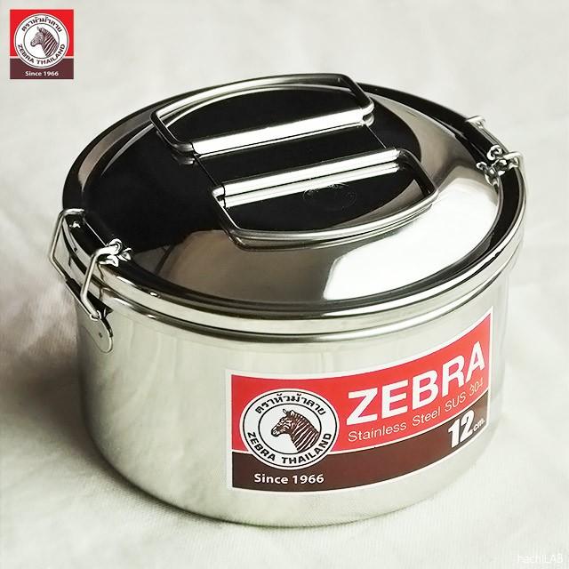zebra(ゼブラ)ステンレス ランチボックス/弁当箱 丸型 12cm zebra(ゼブラ)ステンレス ランチボックス/弁当箱 丸型 12cm