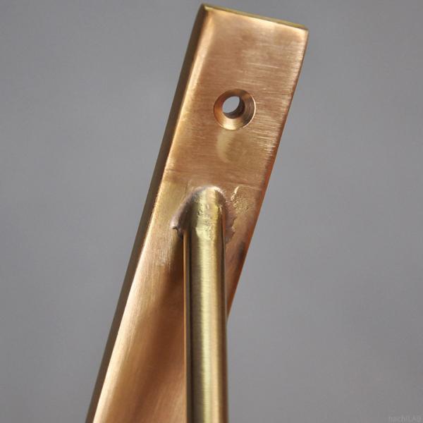 真鍮 棚受け金具 ブラスシェルフ150×150mm Sサイズ 1個 爆買