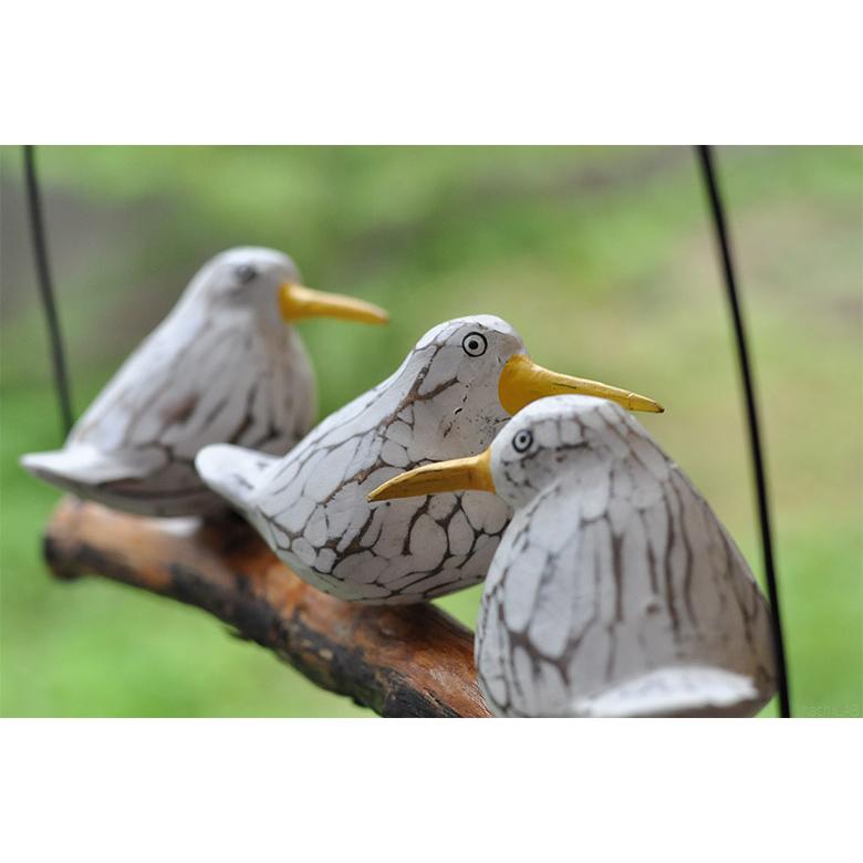 カモメのオーナメント 鳥 オブジェ /天井 吊り下げ 飾り インテリア
