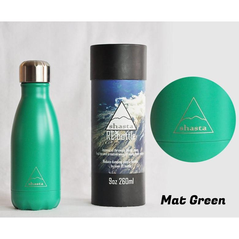 保温保冷 水筒 shasta ステンレスボトル 260ml 2色 / おしゃれ 直飲み