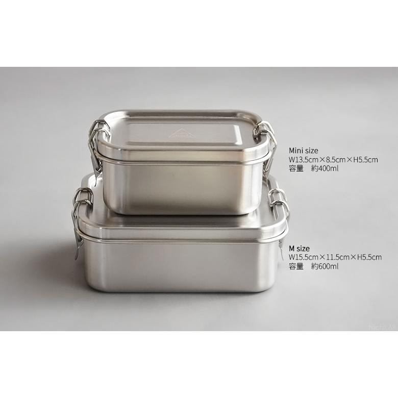 shastaお弁当箱 ステンレス スクエア型ランチボックス ミニ