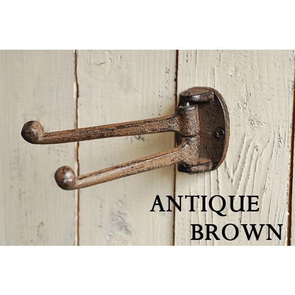 アンティーク アイアンフック 「2 SWING WALL HOOK」/ 北欧風