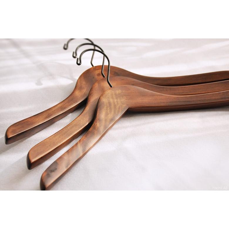 ビンテージ ウッド ハンガー 木製 アメリカ USA製/ビンテージ/希少/木製ハンガー/6本セット/ウッドハンガー/企業物