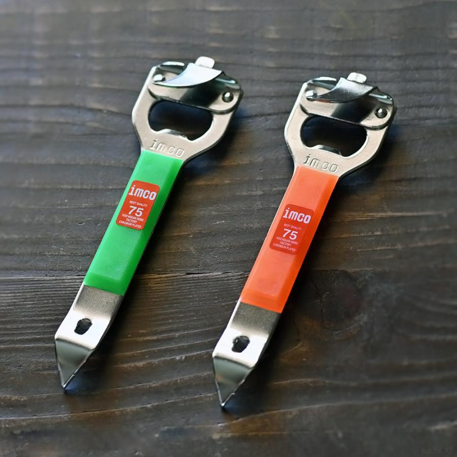 栓抜き缶切り一体型 多用途（ネオンカラーのボトルオープナー）2色