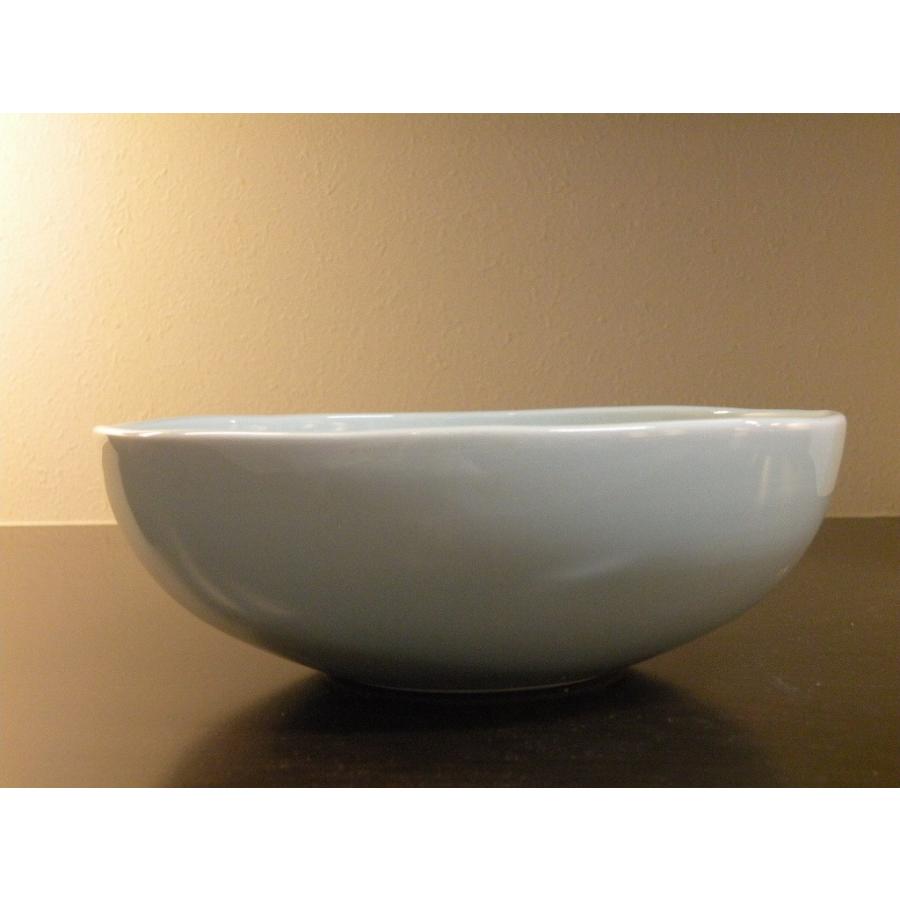 砥部焼　鉢　淡青白磁　ボウル　大　陶彩窯　焼き物　陶器 |  | 02