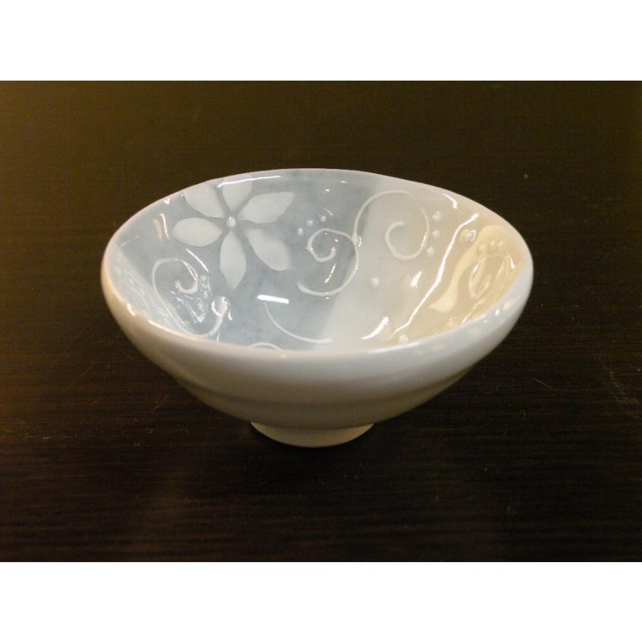 砥部焼　花柄　盃　おちょこ　陶彩窯　焼き物　陶器 | 