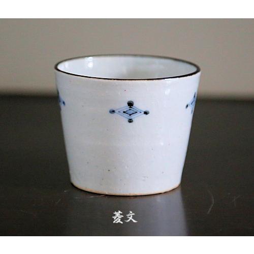 砥部焼　そばちょこ　菊文　なずな文　小梅文　菱文　蝶文　古砥部　陶彩窯　焼き物　陶器 |  | 04