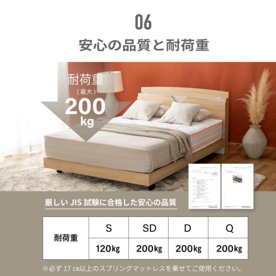 ベッド デザインベッド あやみ ayami 　ローベッド  すのこベッド　棚・コンセント付き 　Apel PALM LOOP パームループ  クイーン　Q  4-006 |  | 13