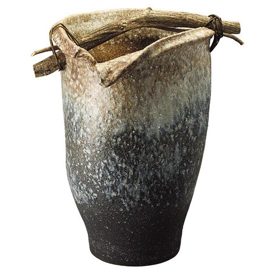 信楽焼 傘たて 白窯変手桶傘立 : 暮屋 くらや - 通販 - Yahoo!ショッピング